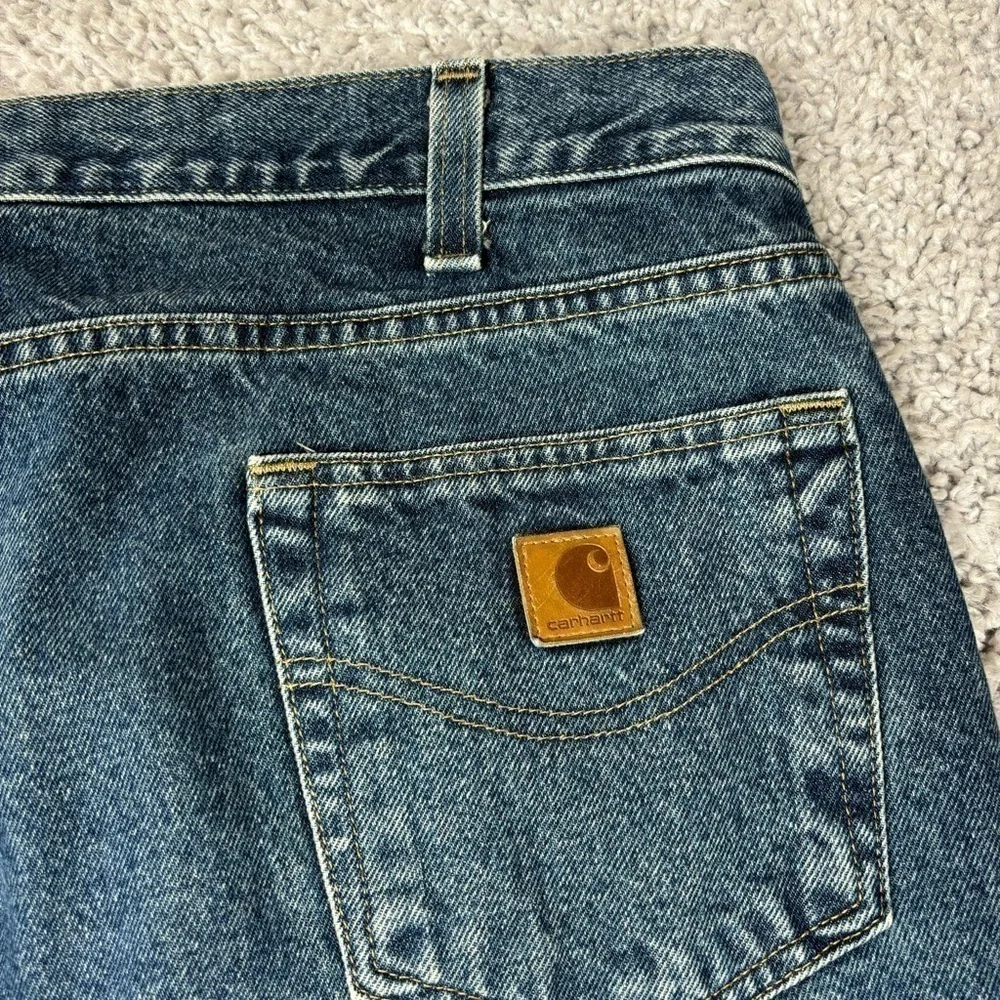 CARHARTT Jeans Mens 40 x 30 Straight Classic Casual Work Utility Rugged Outdoors